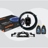 Packaged Outboard Hydraulic Steering Kit for engines up to 200 Hp - HS200 - Multiflex